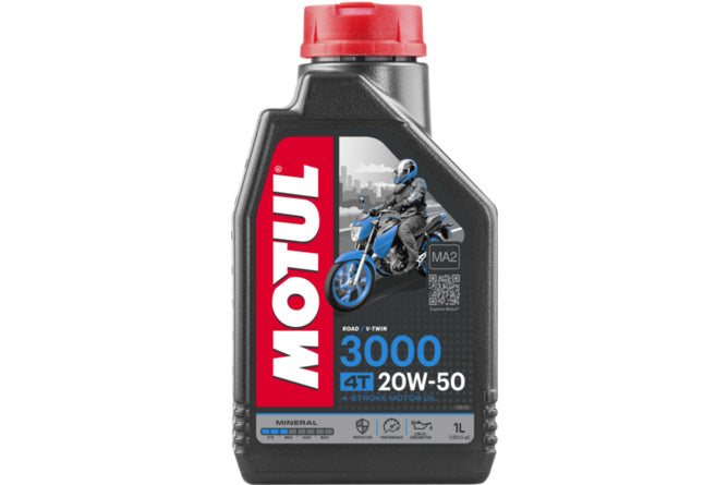 OMOT107318 Olio Motore 4T Motul 3000 20W-50 1L - Billaricambi SRLS