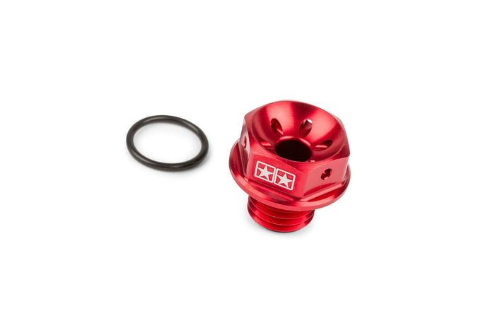 s6-ssp141/re tappo olio motore stage6 piaggio rosso anodizzato, COD: S6-SSP141/RE