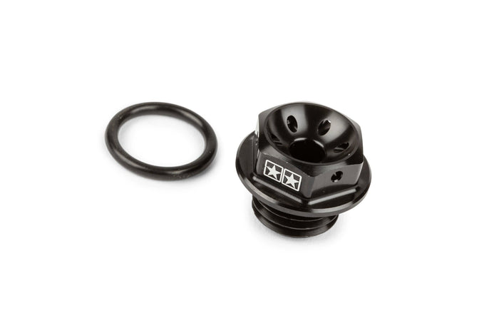 s6-ssp142/bk tappo olio motore stage6 minarelli am6 nero anodizzato, COD: S6-SSP142/BK