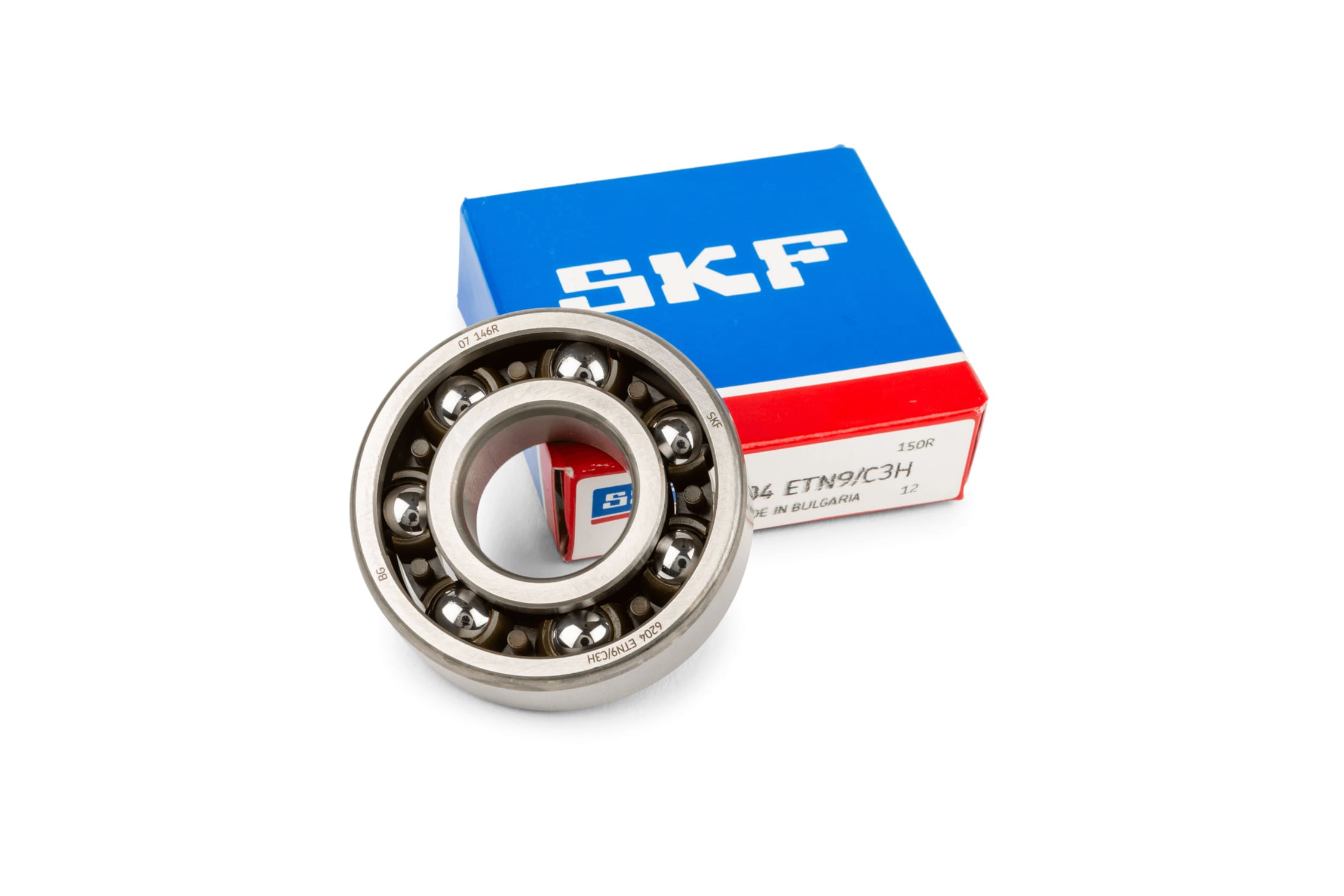 SKF119008 Cuscinetto SKF 6204 ETN9-C3H - 20x47x14mm gabbia in poliammide, COD: SKF119008