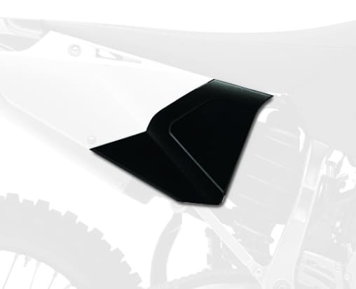POL-8607000001 Air Box nero Polisport Yamaha YZ 125 / 250 (originale dopo 2015 / Restyle dopo 2002), COD: POL-8607000001