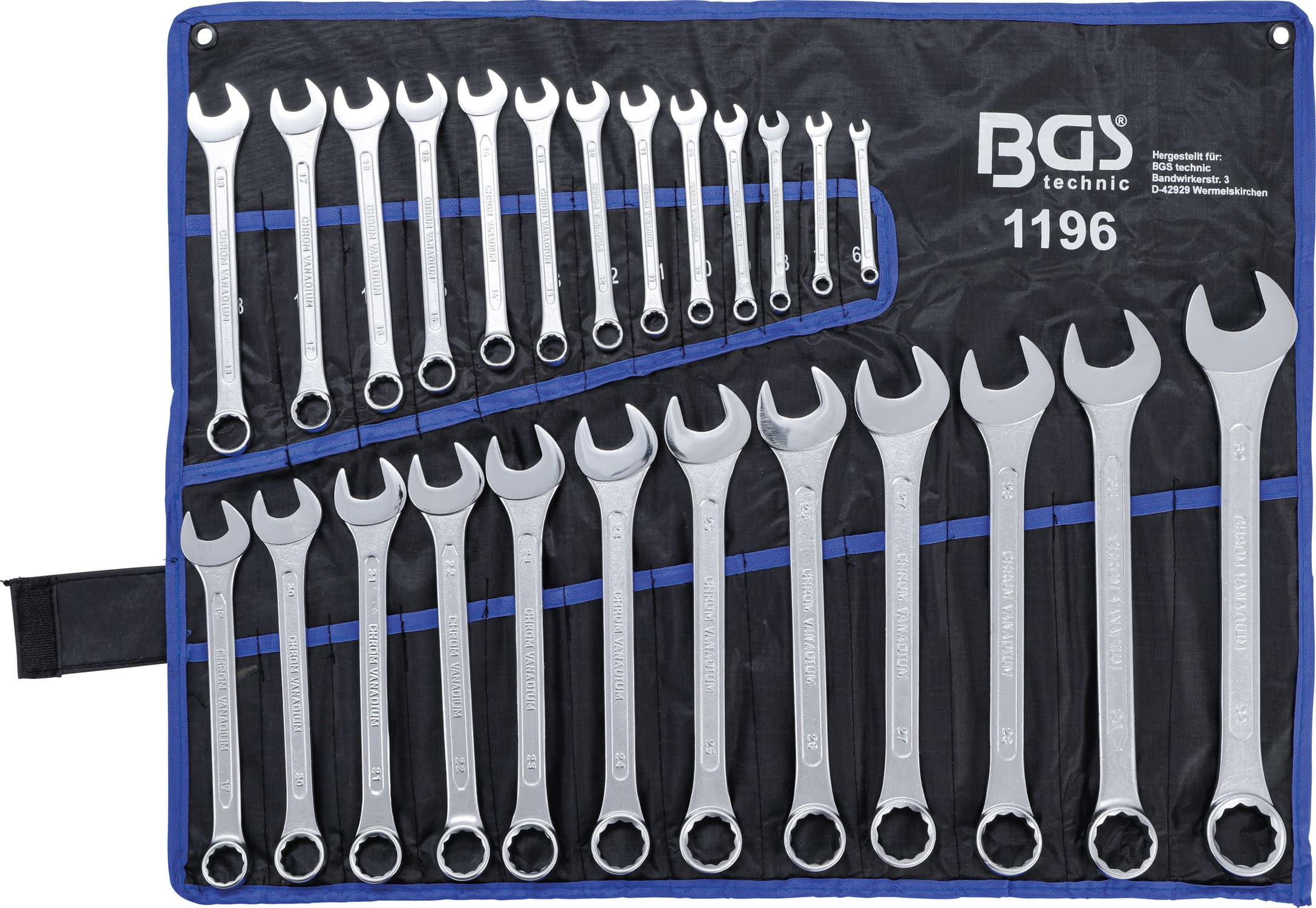 BGS1196 Set chiavi combinate BGS 6 - 32 mm 25 pz.