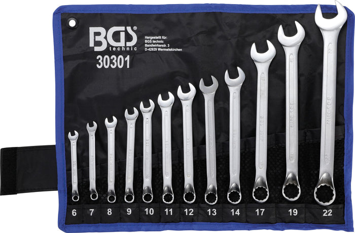 BGS30301 Set chiavi combinate BGS offset 6 - 22 mm 12 pz., COD: BGS30301