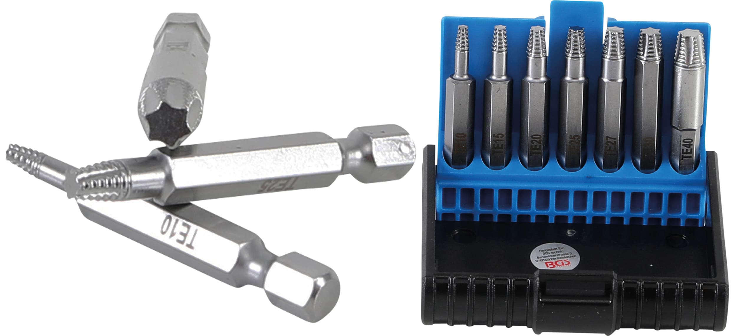 BGS5284 Set cacciaviti BGS per T-Star (Torx) danneggiati T10 - T40 7 pz.