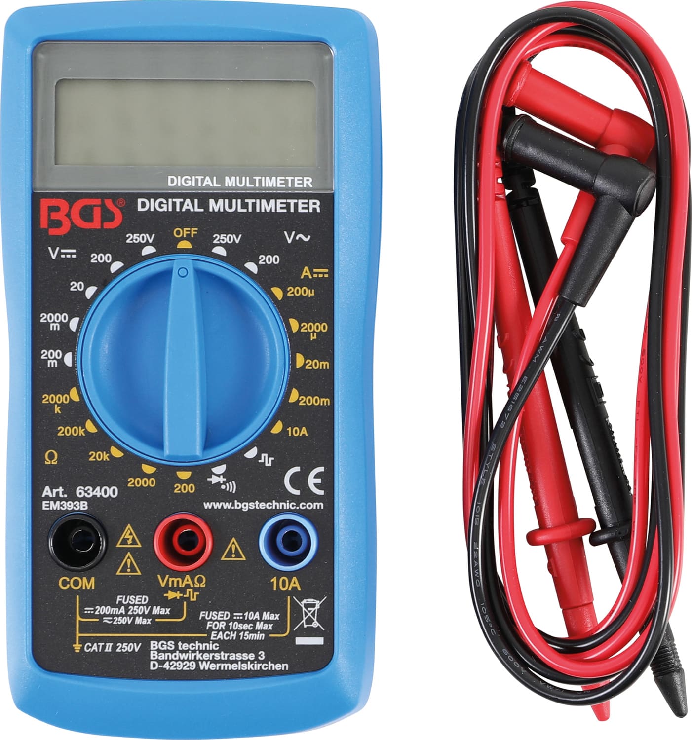 BGS63400 Multimetro digitale BGS