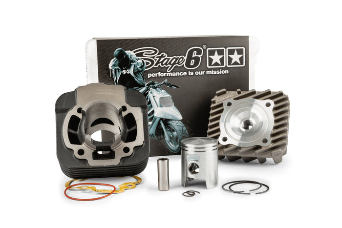 s6-7114010 gruppo termico stage6 streetrace 50cc ghisa piaggio zip ac stage6 rt, COD: S6-7114010