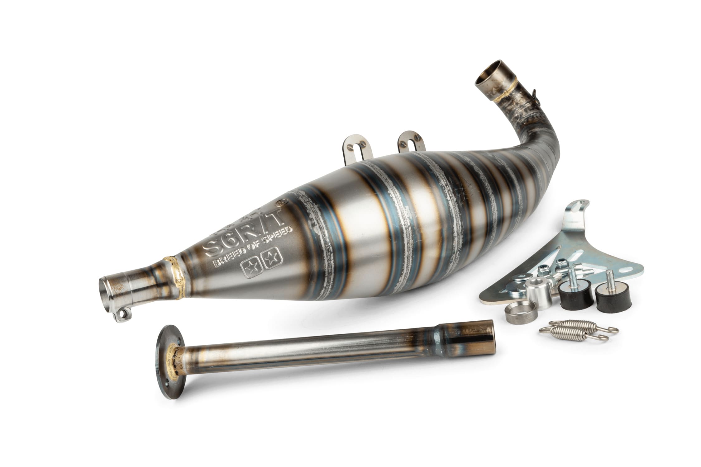 S6-9616621 Exhaust (without silencer) Stage6 R/T FL 100cc Drag Race