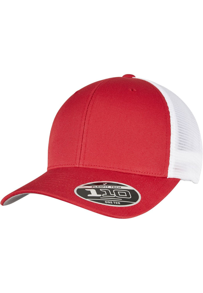 FF-110MT-00202-0050 Cappellino Mesh 2-Tone 110 Flexfit rosso/bianco