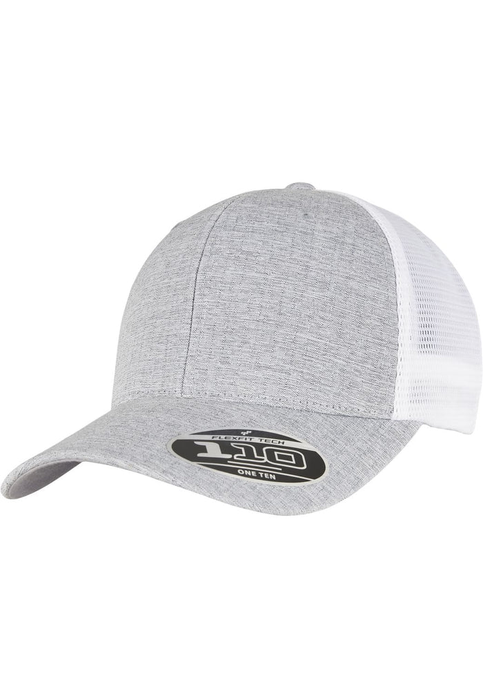 FF-110MT-02709-0050 Cappellino Mesh 2-Tone 110 Flexfit melange argento/bianco