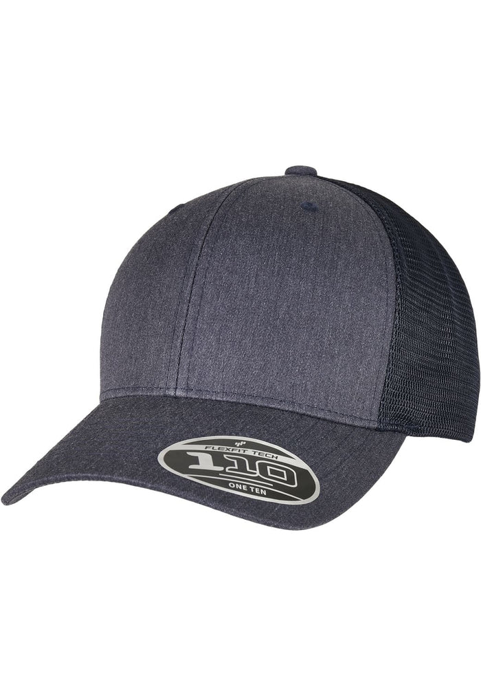 FF-110PT-00721-0050 Cappellino trucker 110 Flexfit Melange heather/navy