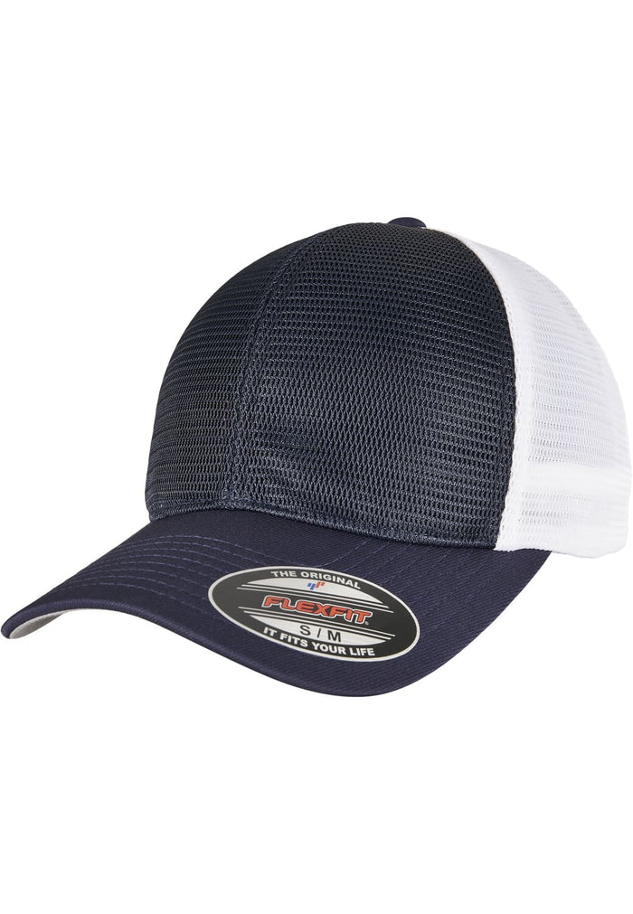 FF-360T-01200-0053 Cappellino Flexfit 360 Omnimesh 2-Tone navy/bianco S/M
