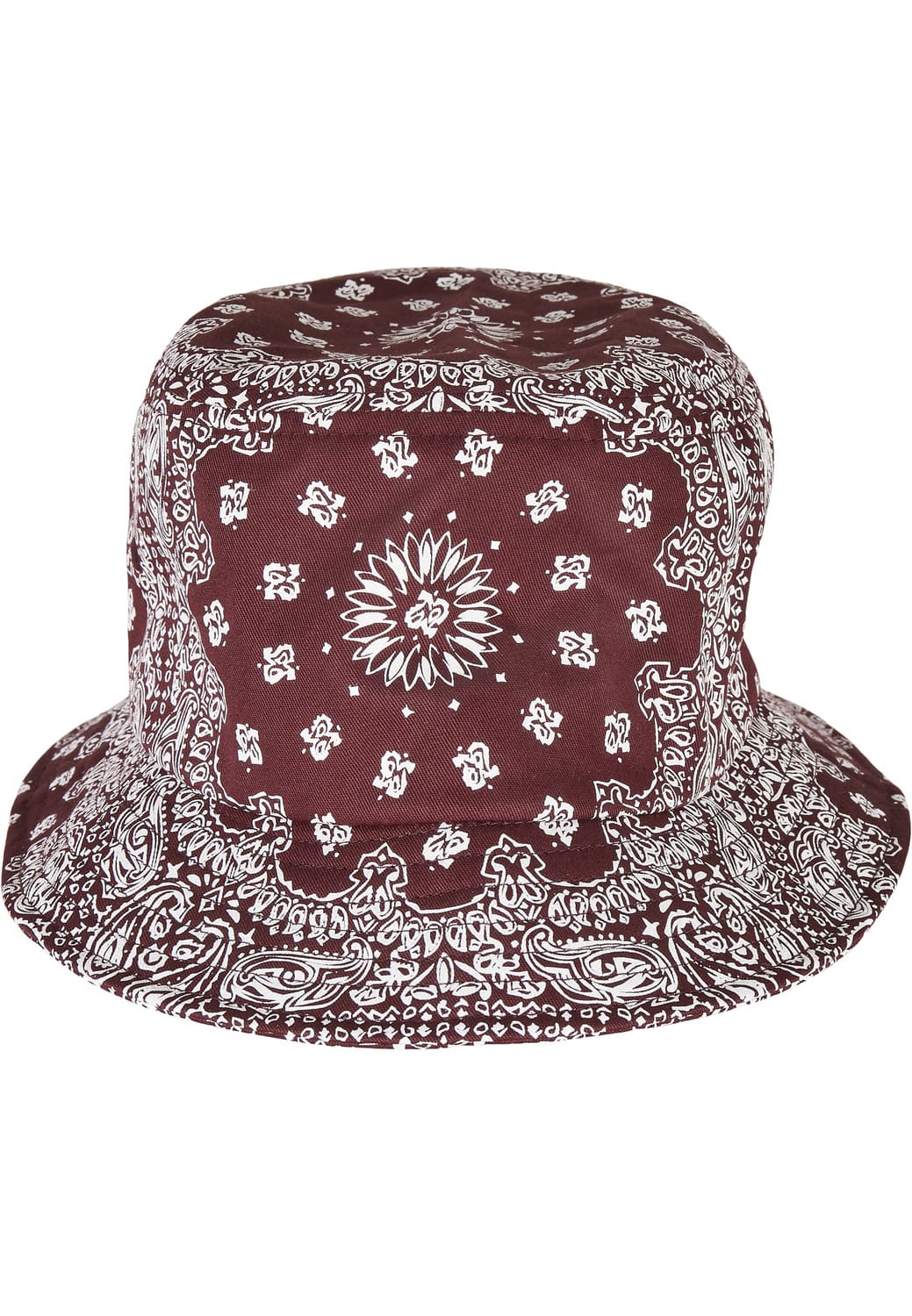 FF-5003BP-03301-0050 Cappello pescatore Bandana Print Flexfit ciliegia/bianco