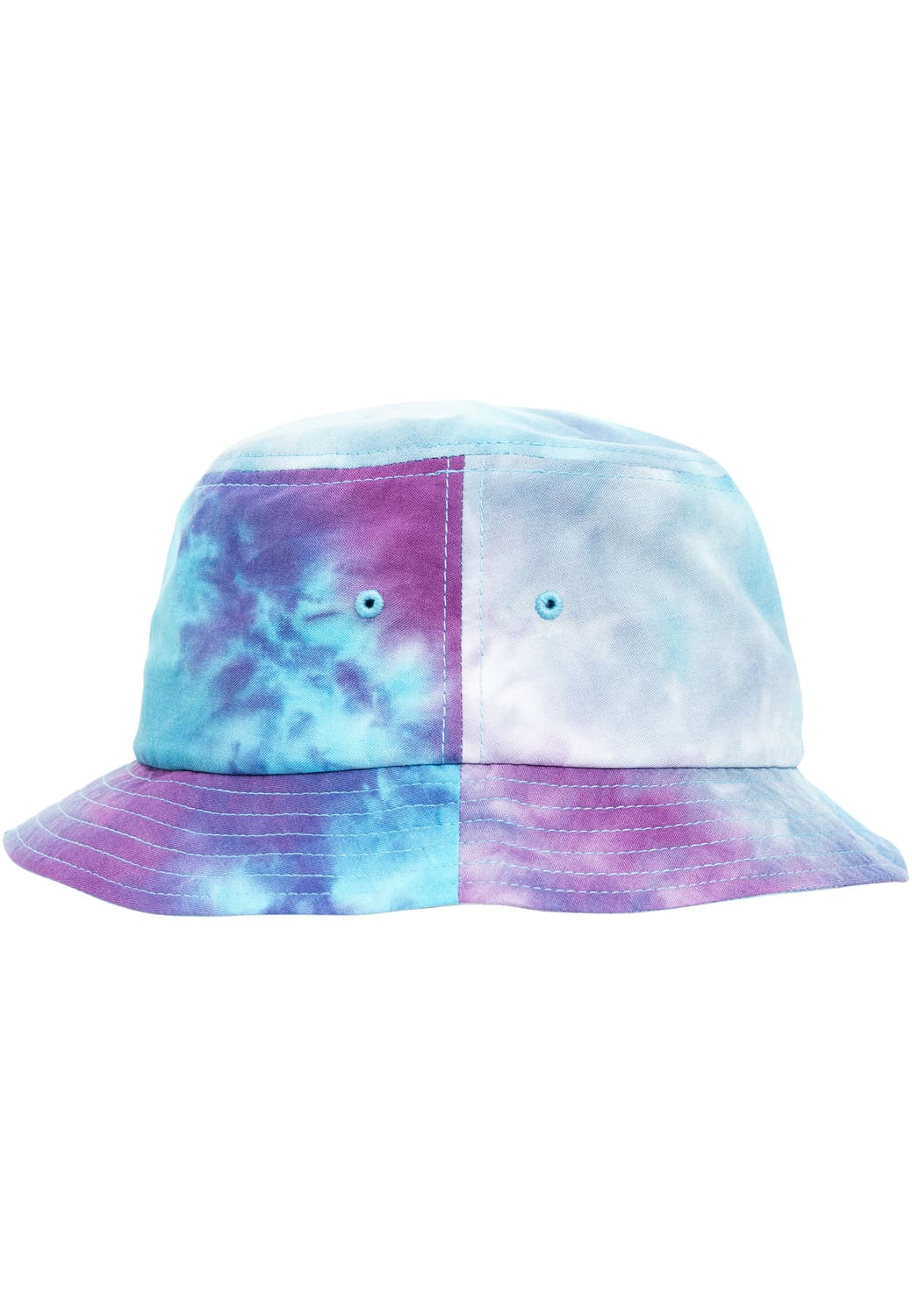FF-5003TD-02073-0050 Festival Print Flexfit Fisherman Hat Purple Turquoise