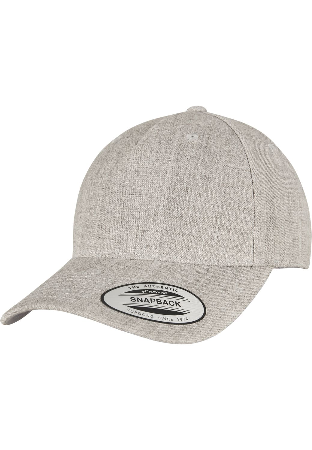 FF-5789M-00431-0050 Cappellino snapback 5-Panel Premium curved visor Flexfit heather grigio