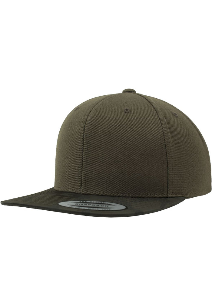 FF-6089CV-00775-0050 Cappellino snapback Camo Visor Flexfit oliva camo