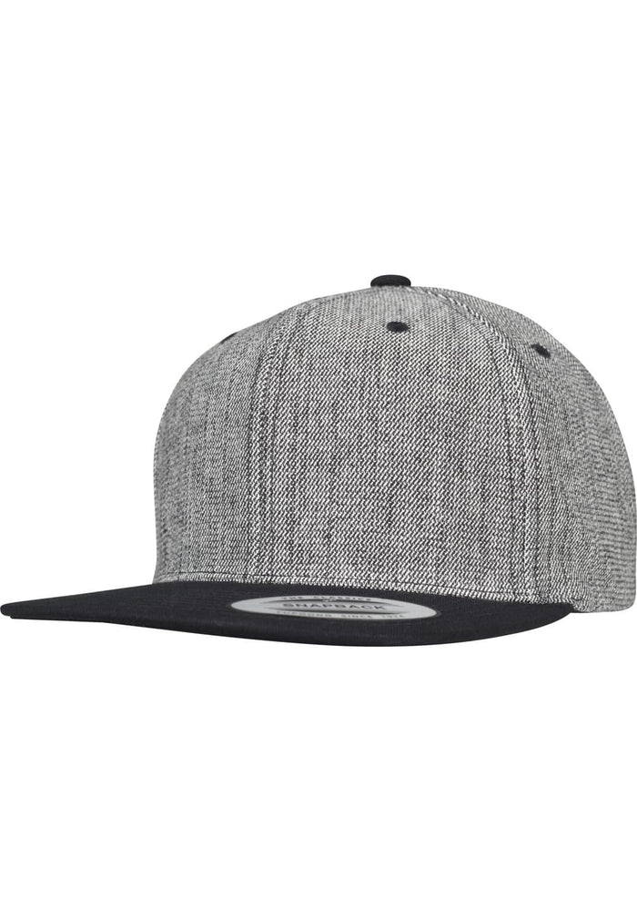 FF-6089MS-01271-0050 Cappellino snapback Melange Solid Flexfit nero melange/nero
