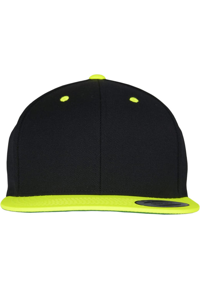 FF-6089MT-00576-0050 Cappellino snapback Classic 2-Tone Flexfit nero/neon giallo