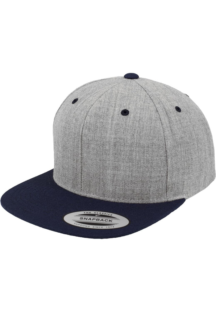 FF-6089MT-00721-0050 Cappellino snapback Classic 2-Tone Flexfit heather/navy