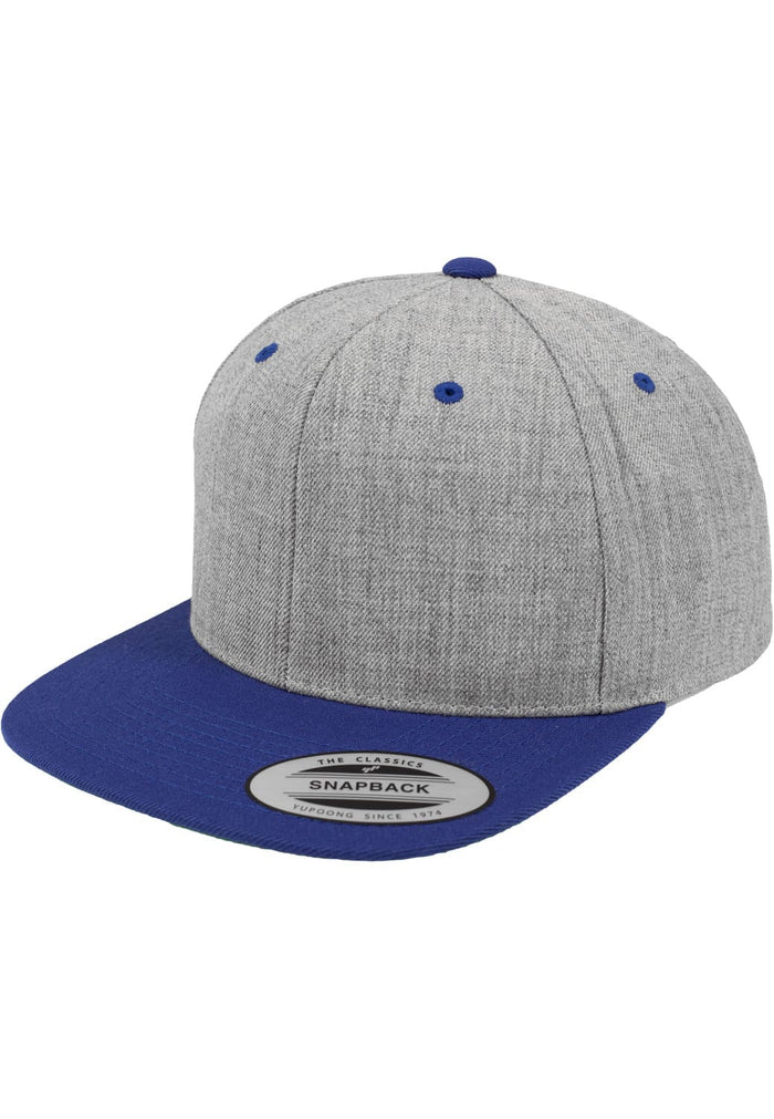 FF-6089MT-00723-0050 Cappellino snapback Classic 2-Tone Flexfit heather/blu
