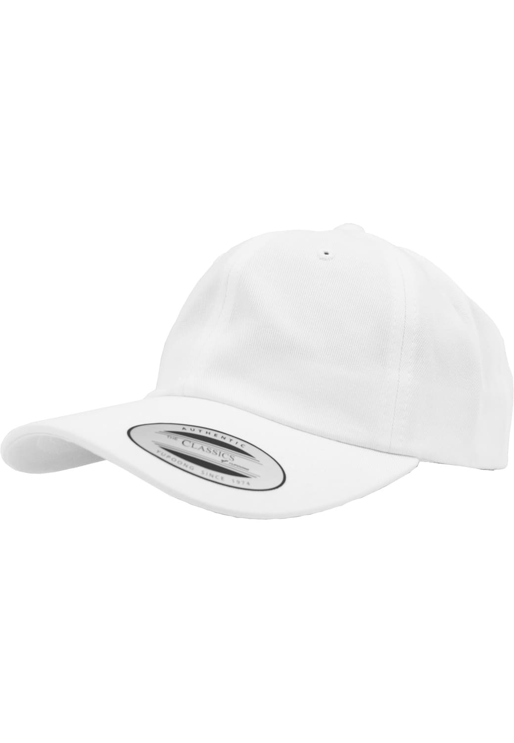 FF-6245CM-00220-0050 White Low Profile Cotton Twill Flexfit Cap
