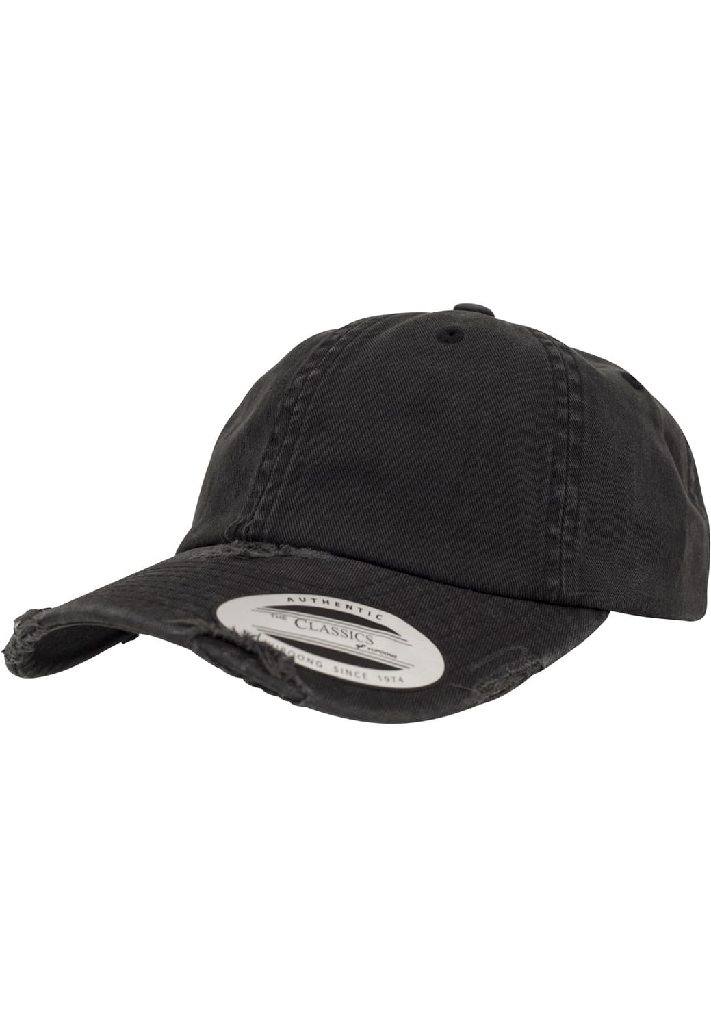 FF-6245DC-00007-0050 Low Profile Destroyed Flexfit cap black