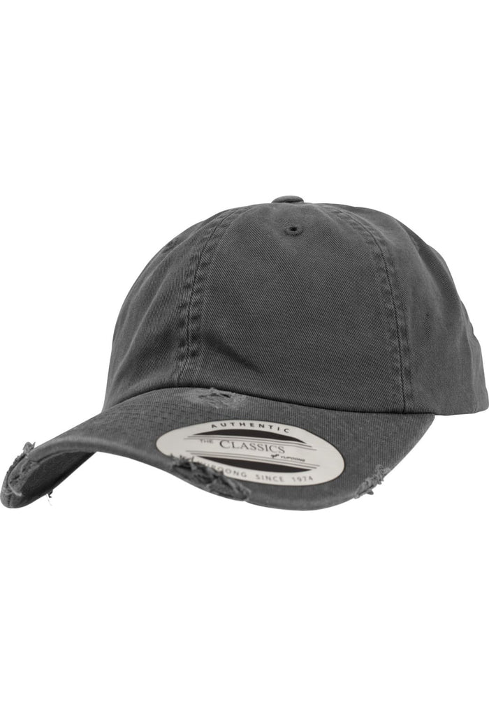 FF-6245DC-00094-0050 Cappellino Low Profile Destroyed Flexfit grigio scuro