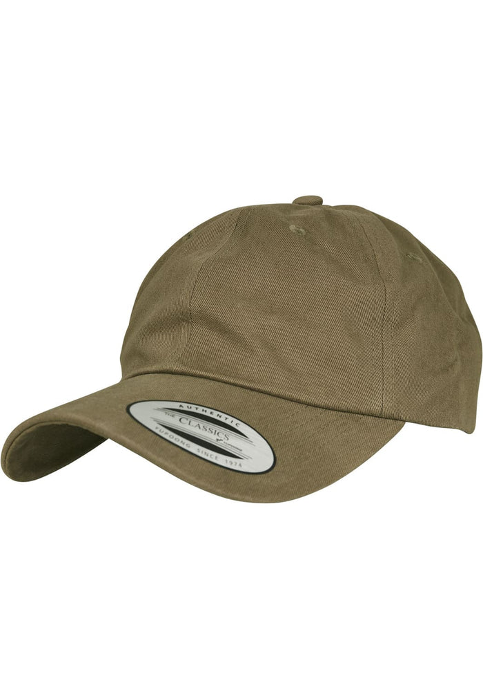 FF-6245PT-00710-0050 Cappellino Dad Hat Peached Cotton Twill Flexfit loden