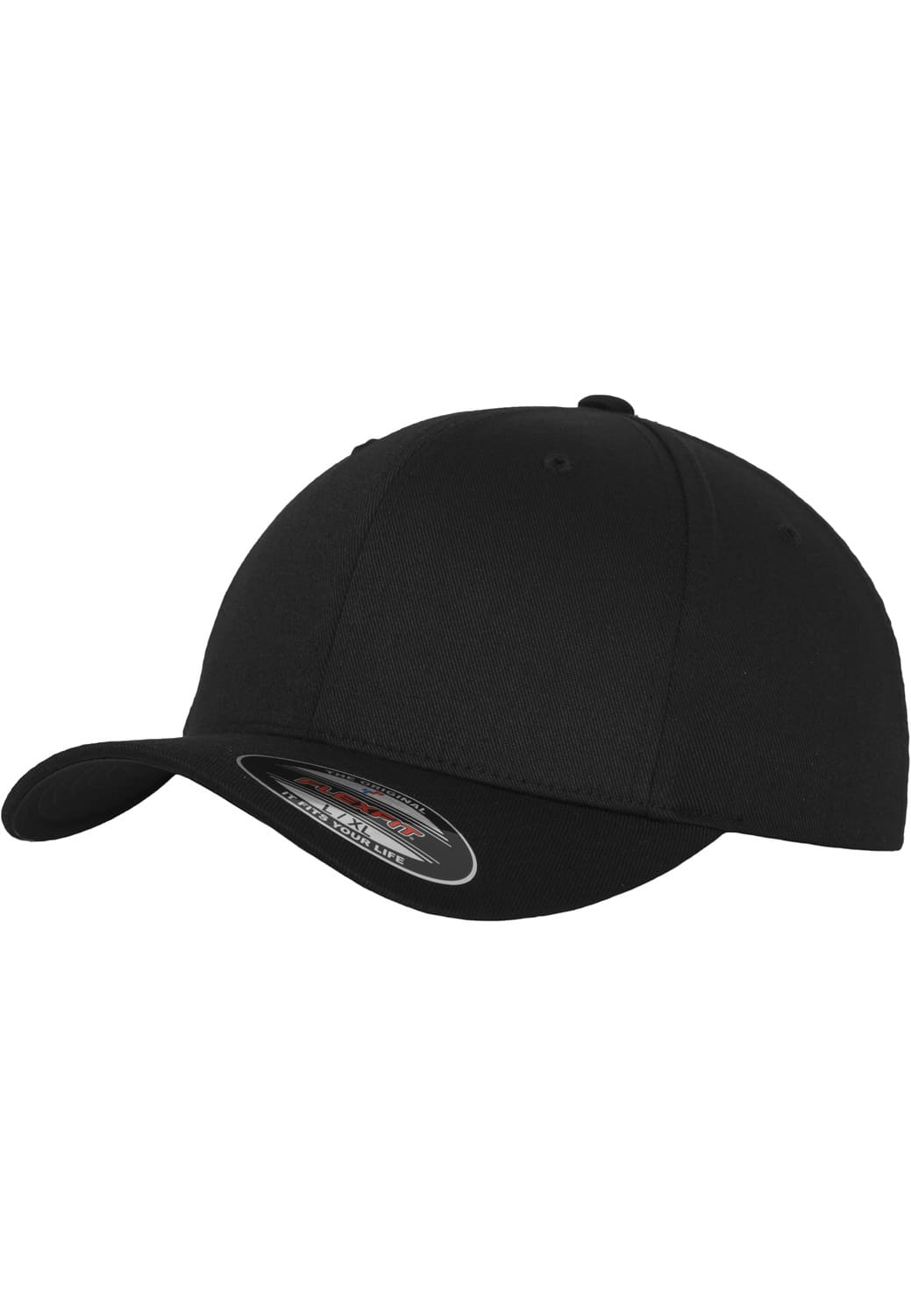 FF-6277-00017-0063 Wooly Combed Flexfit cap black/black Kids