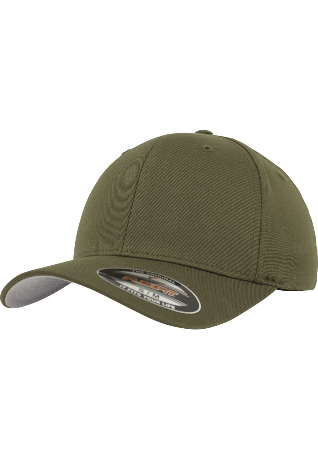 FF-6277-00176-0063 Wooly Combed Flexfit cap olive Kids
