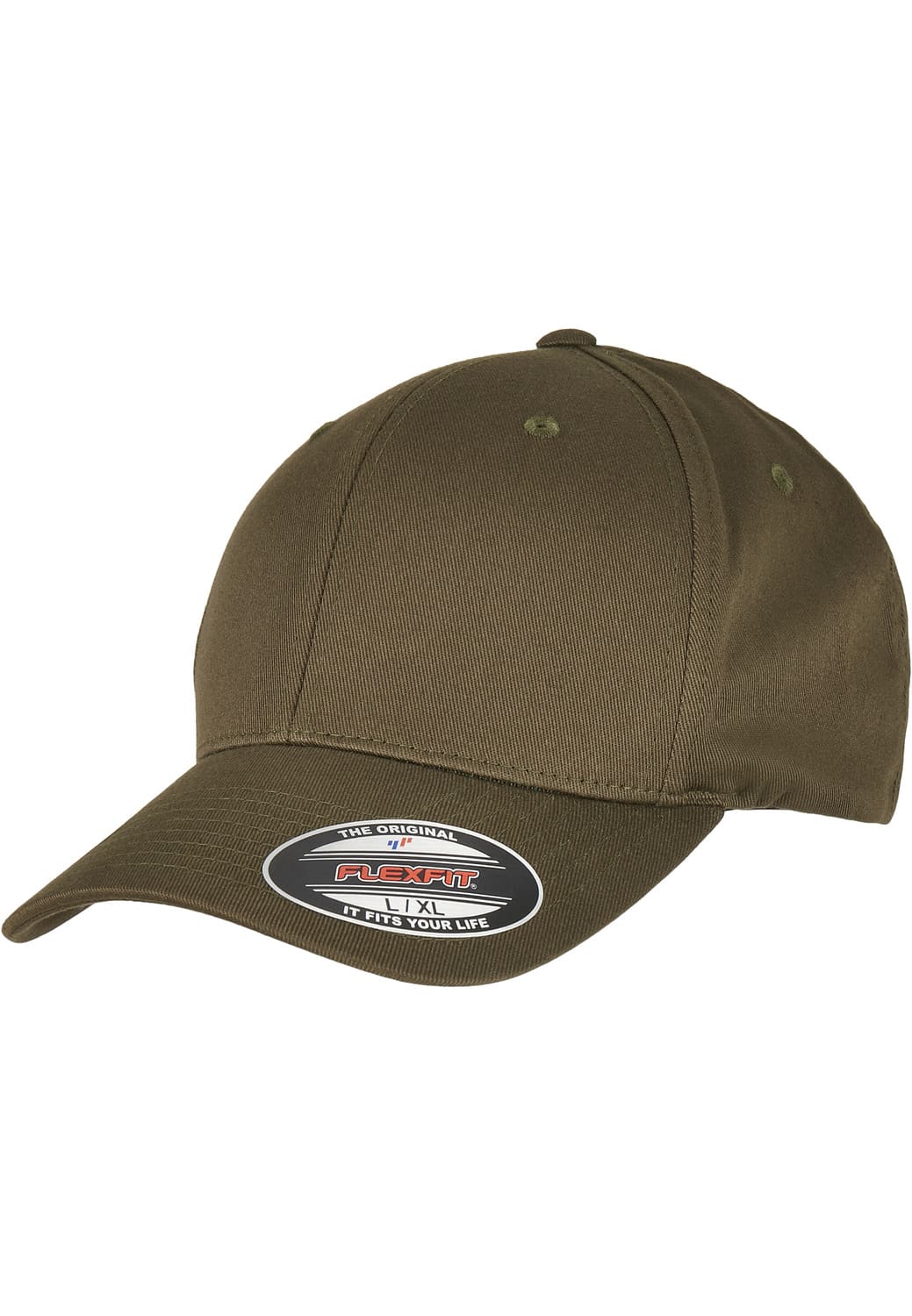 FF-6277OC-03051-0053 Organic Cotton Flexfit cap burnt olive S/M
