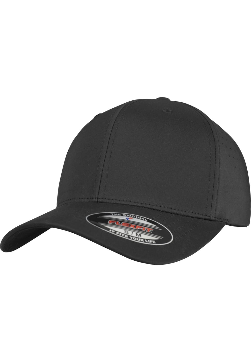 FF-6277P-00007-0053 Perforated Flexfit cap black S/M