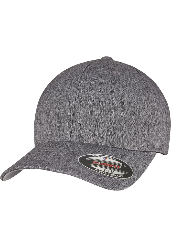 FF-6350-02713-0053 Cappellino Heatherlight Flexfit melange grigio scuro S/M