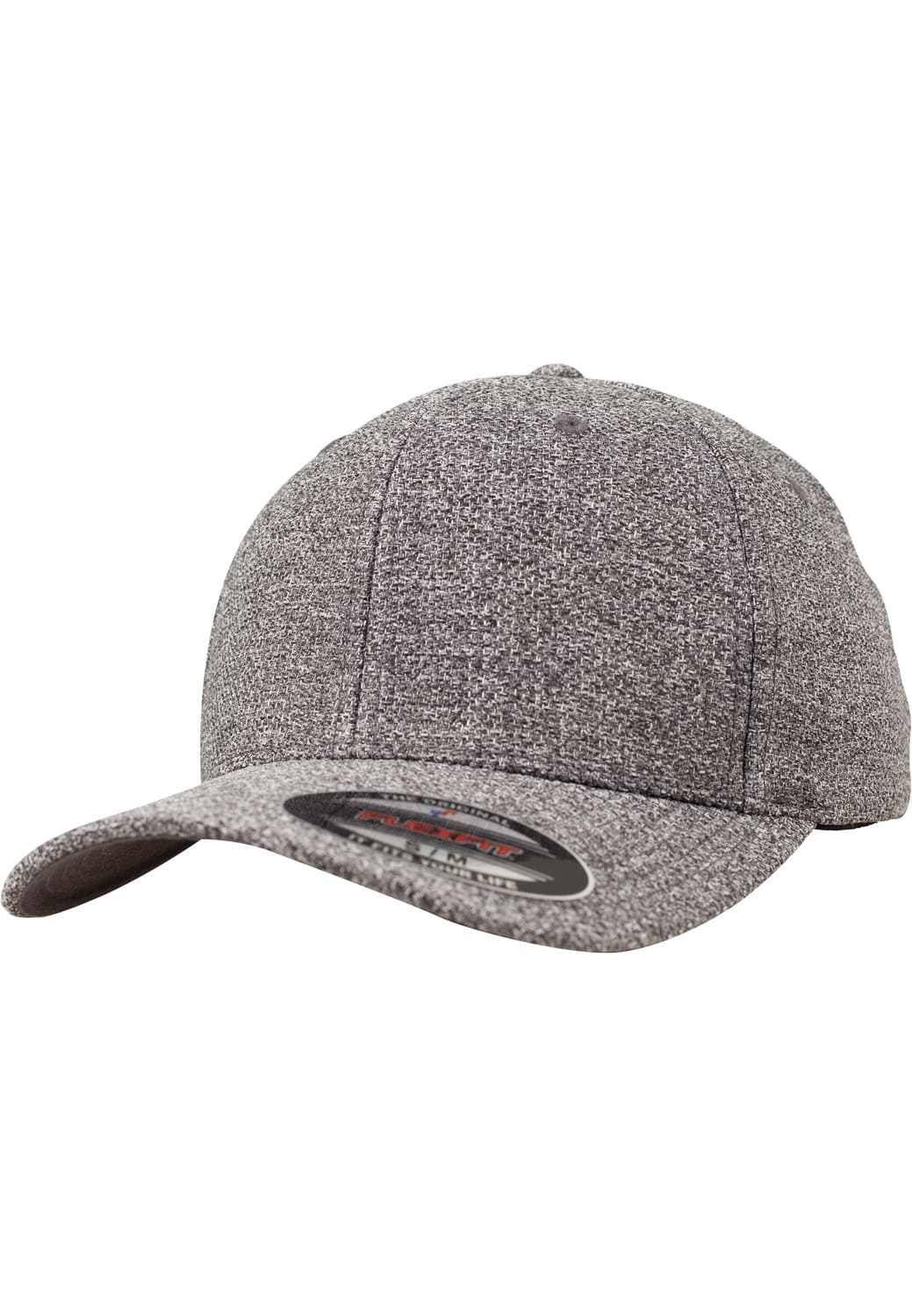 FF-6355-01067-0053 Melange Flexfit cap dark heather gray S/M