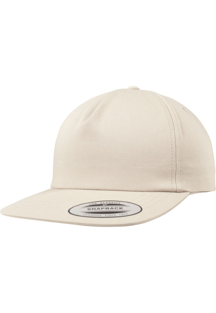 FF-6502-00472-0050 Cappellino snapback Unstructured 5-Panel Flexfit khaki