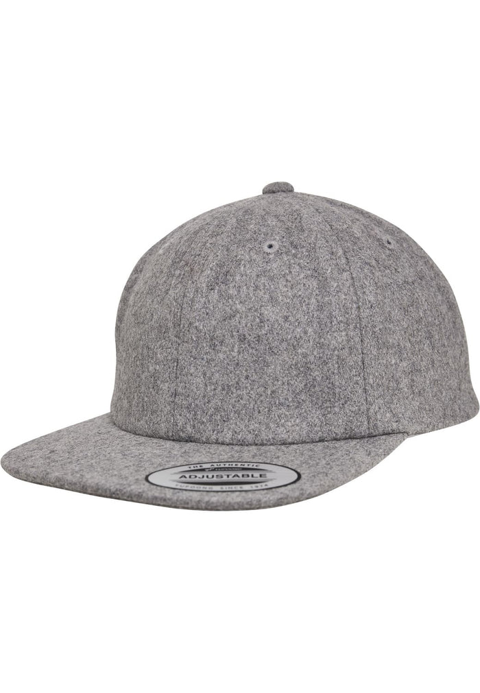 FF-6502MC-00111-0050 Cappellino snapback Melton Flexfit grigio
