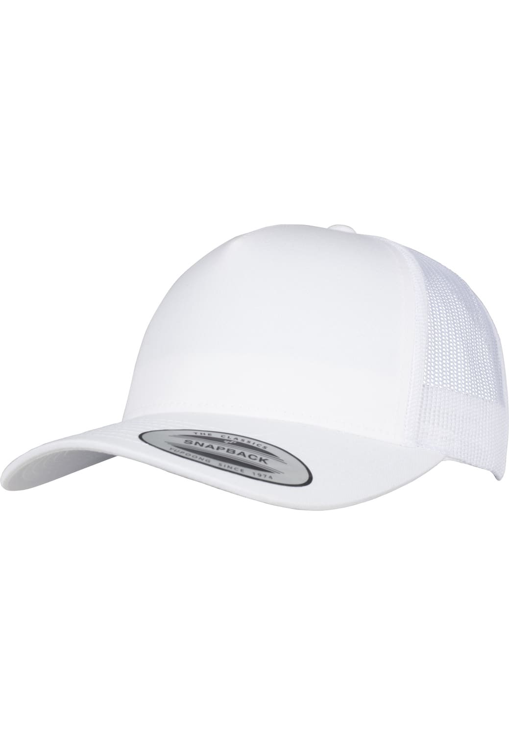 FF-6506-00220-0050 Cappellino trucker 5-Panel Retro Flexfit bianco