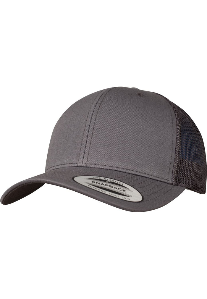 FF-6606-00094-0050 Cappellino trucker Retro Flexfit grigio scuro