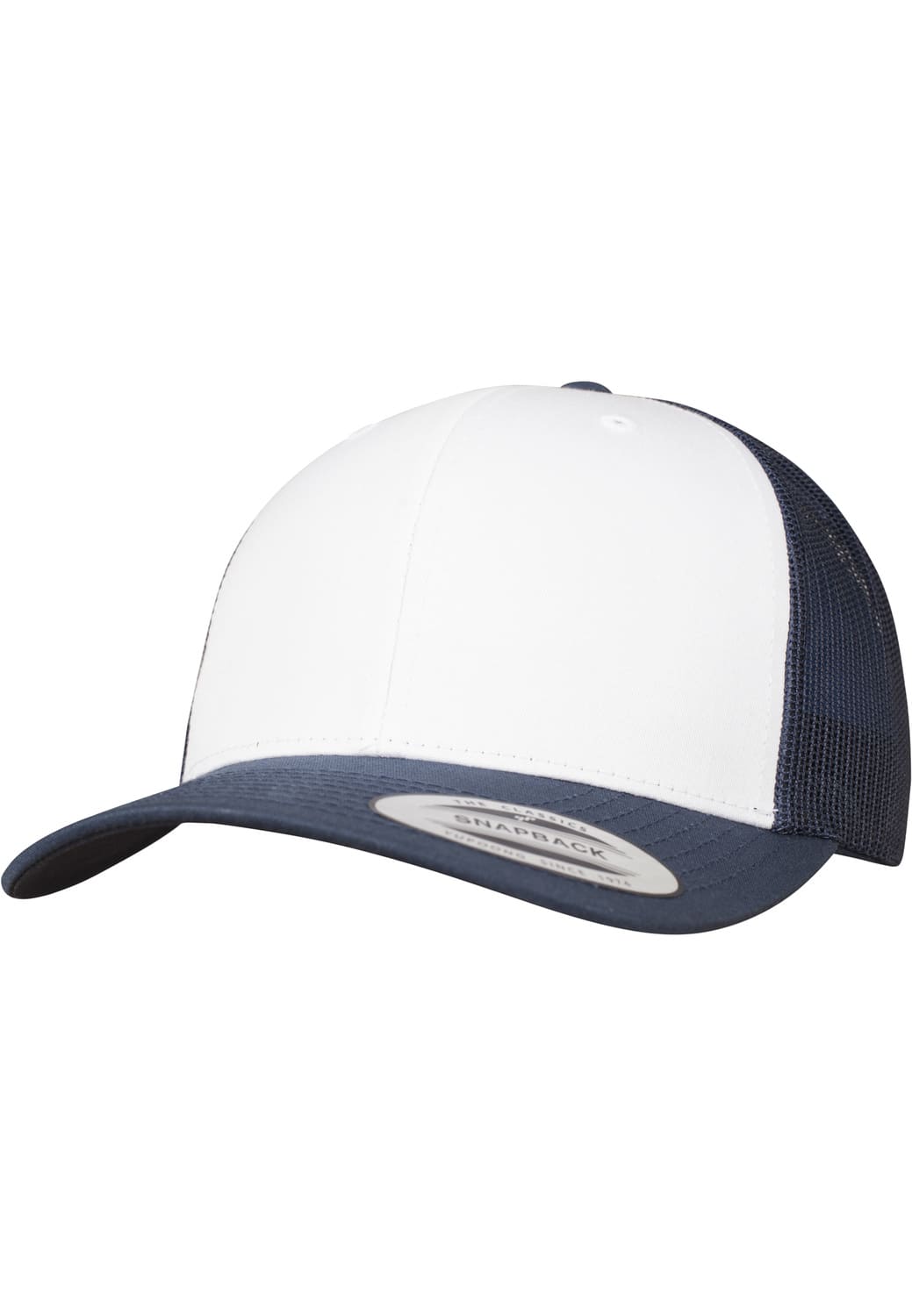 FF-6606CF-01132-0050 Cappellino trucker Retro Front Bianco Flexfit navy/bianco/navy