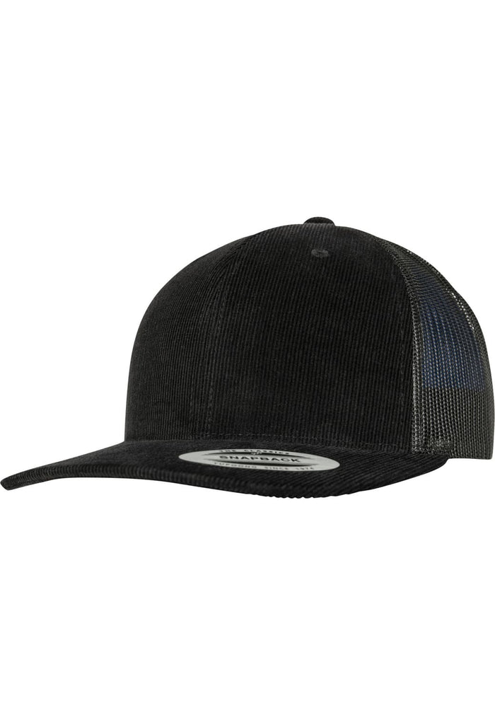 FF-6606CT-00007-0050 Cappellino trucker Corduroy Retro Flexfit nero