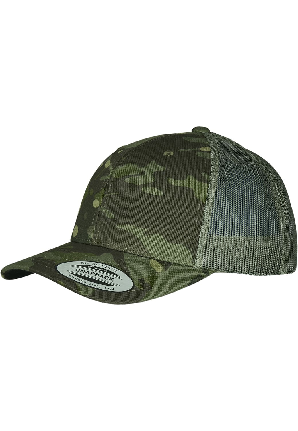 FF-6606MC-02558-0050 Retro Multicam® Flexfit multicam tropic trucker cap