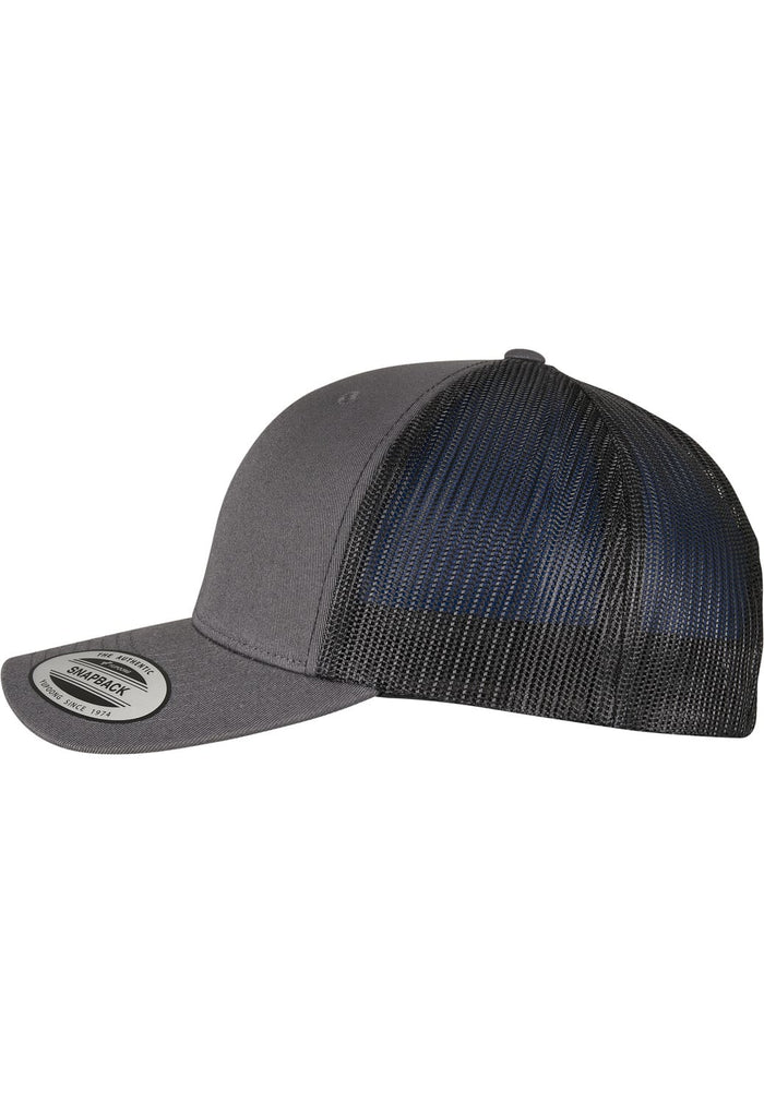FF-6606RT-01166-0050 Cappellino trucker Retro 2-Tone Flexfit charcoal/nero