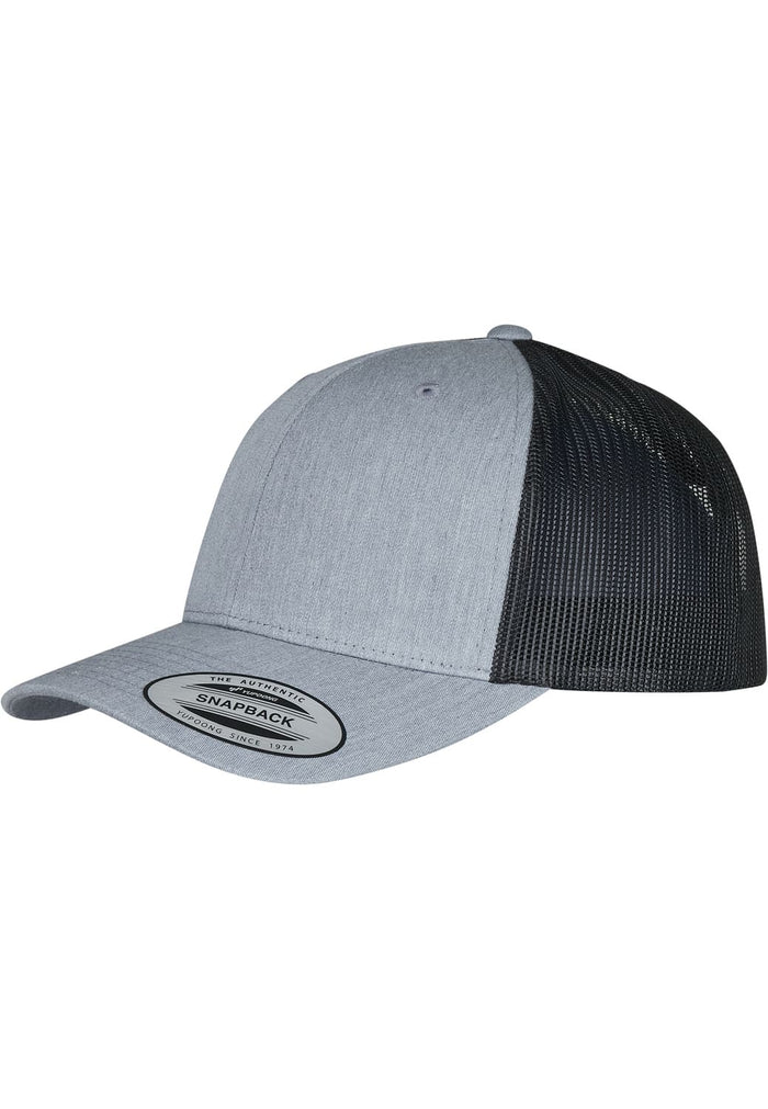 FF-6606T-00720-0050 Cappellino trucker Retro Flexfit 2-Tone heather/nero