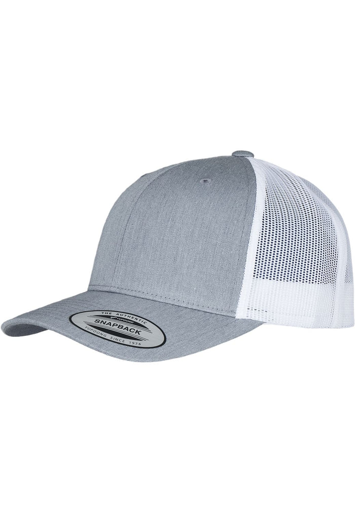 FF-6606T-01065-0050 Cappellino trucker Retro Flexfit 2-Tone heather/bianco