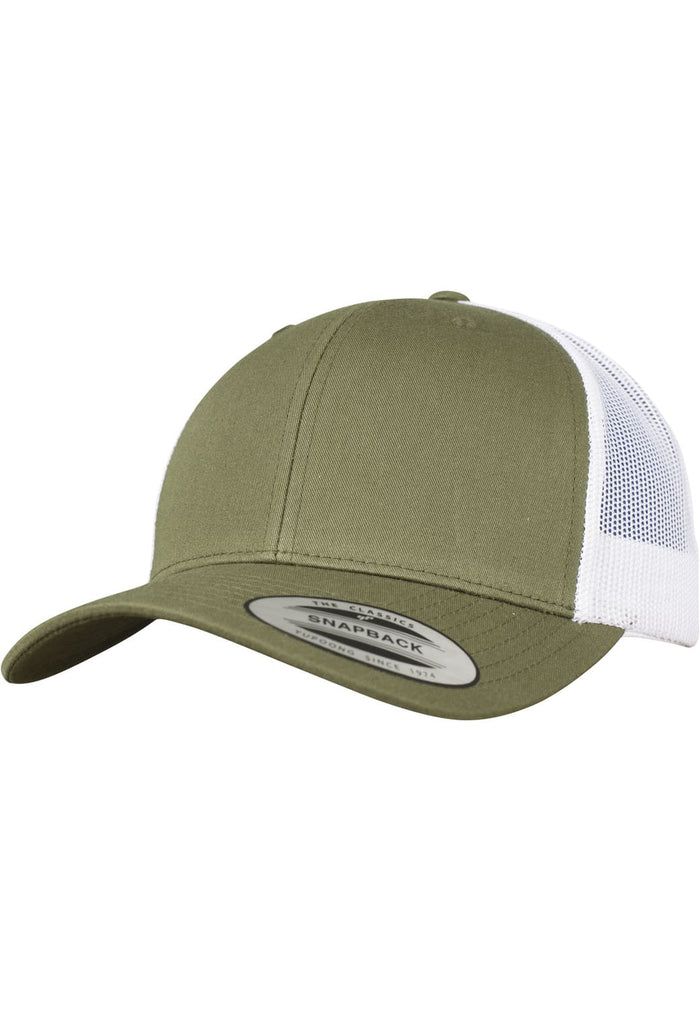 FF-6606T-01127-0050 Cappellino trucker Retro Flexfit 2-Tone buck/bianco