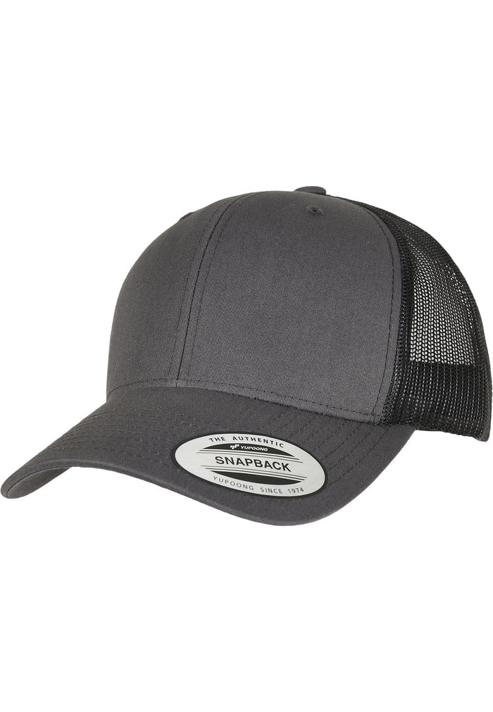 FF-6606T-01166-0050 Cappellino trucker Retro Flexfit 2-Tone charcoal/nero