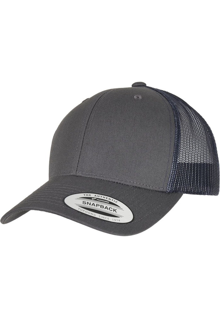 FF-6606T-02971-0050 Cappellino trucker Retro Flexfit 2-Tone charcoal/navy