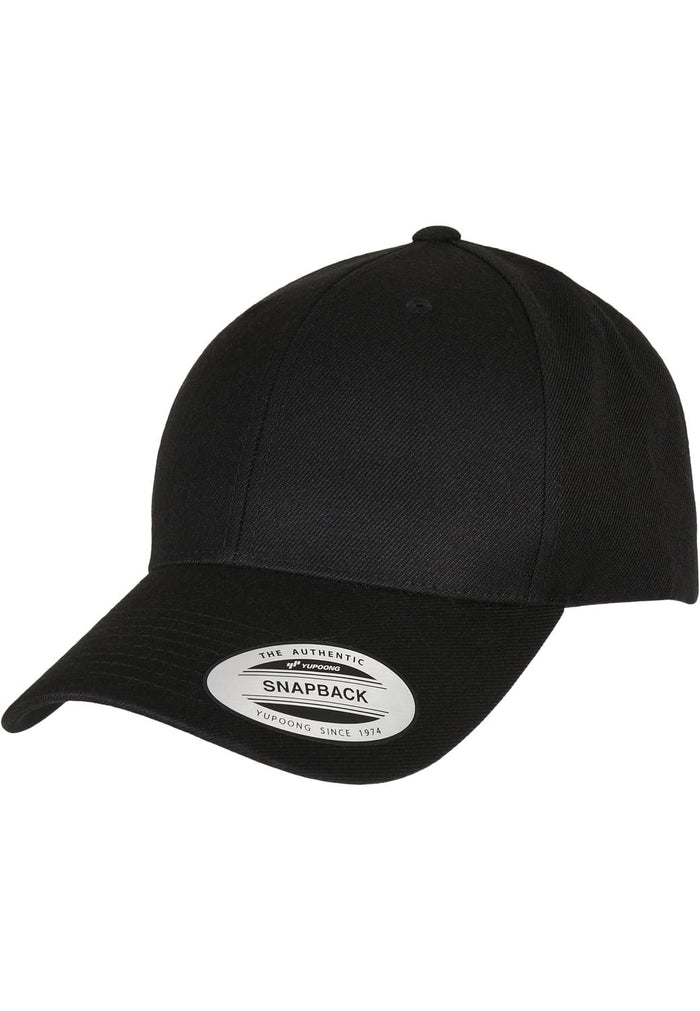 FF-6789M-00007-0050 Cappellino snapback Premium Curved Visor Flexfit nero