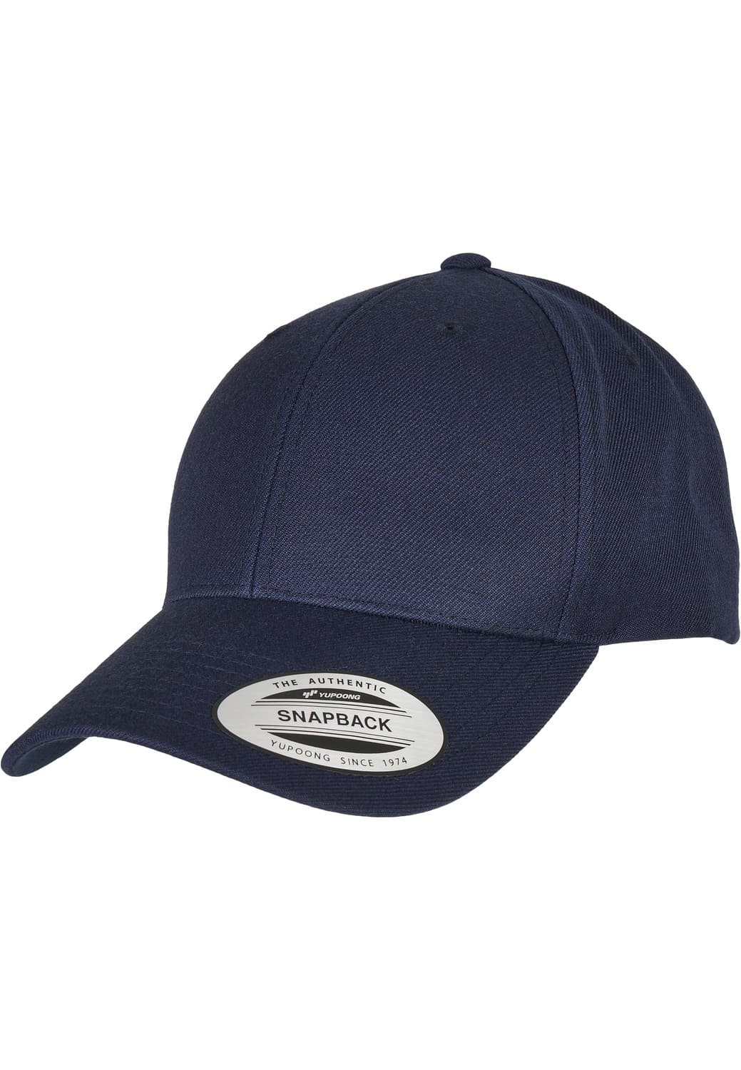 FF-6789M-00155-0050 Premium Curved Visor Flexfit navy snapback cap