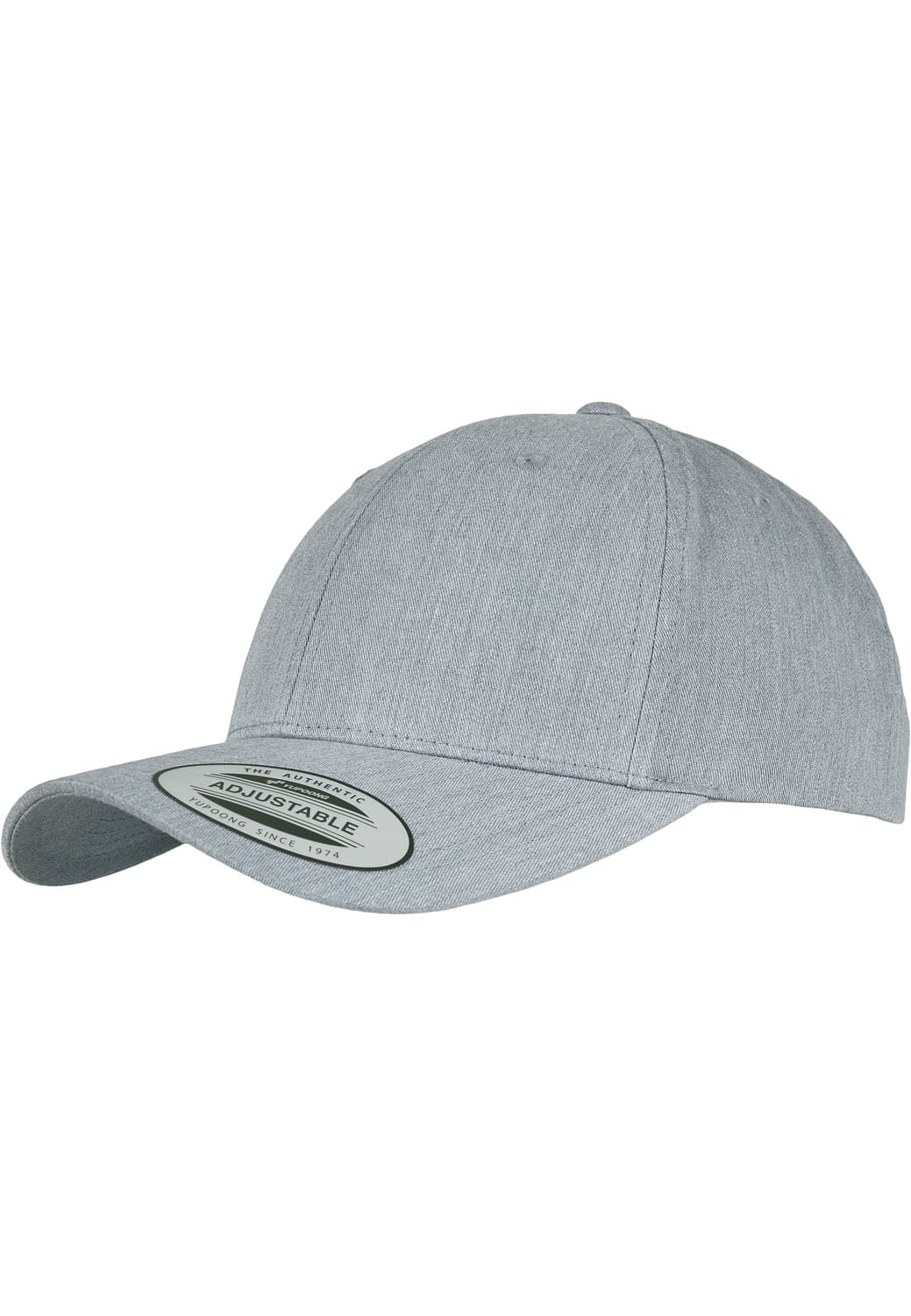 FF-7706-00138-0050 Curved Classic Flexfit gray snapback cap