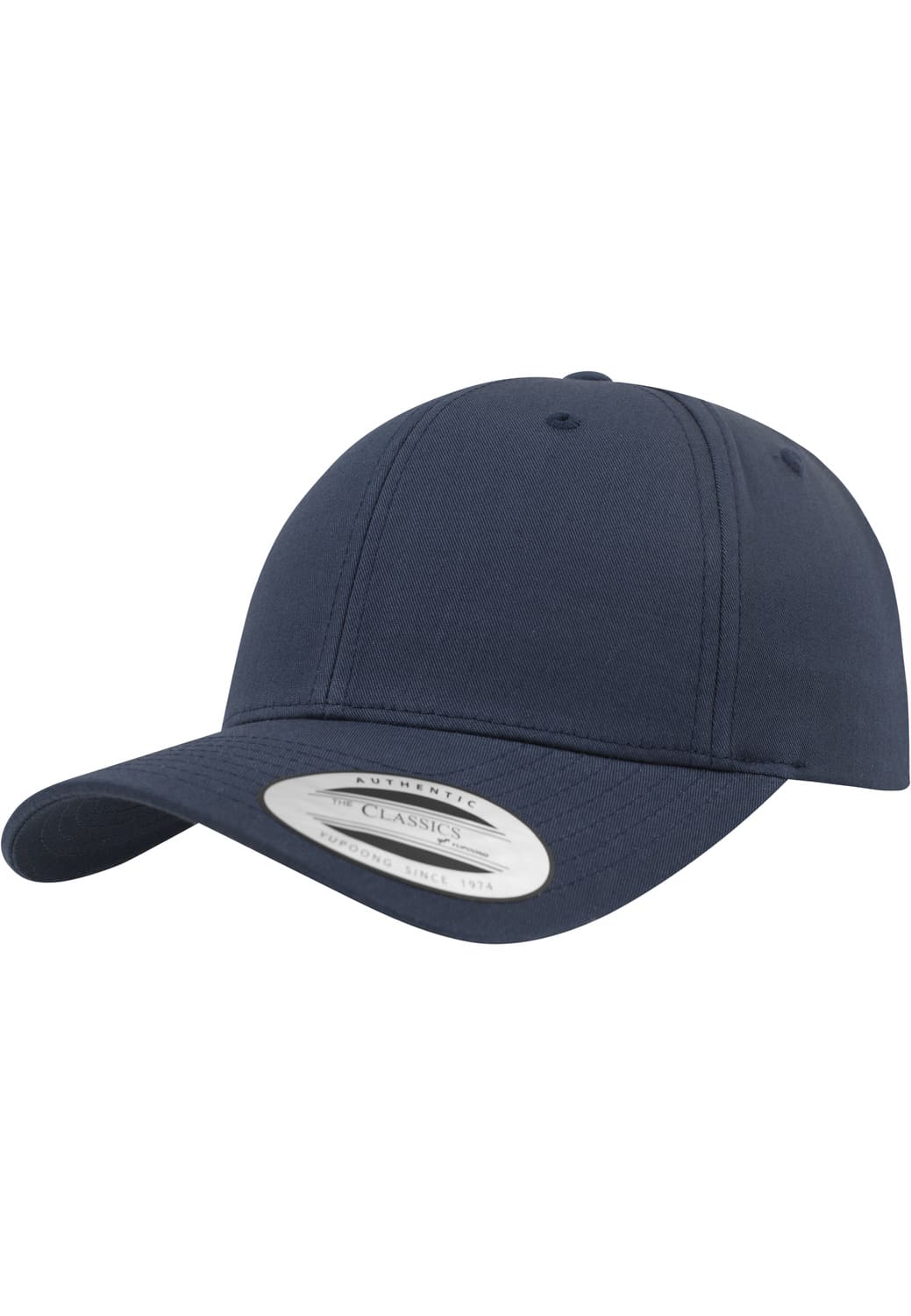 FF-7706-00155-0050 Curved Classic Flexfit navy snapback cap